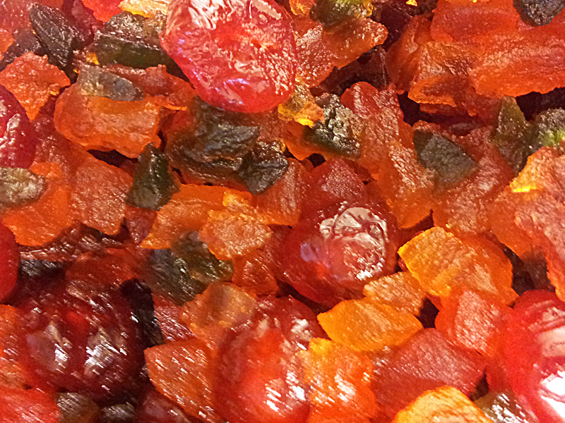 Frutas Cristalizadas com Cerejas